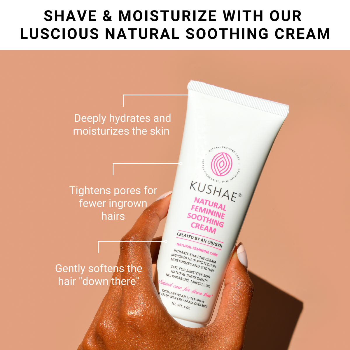 Kushae Natural Feminine Soothing Cream