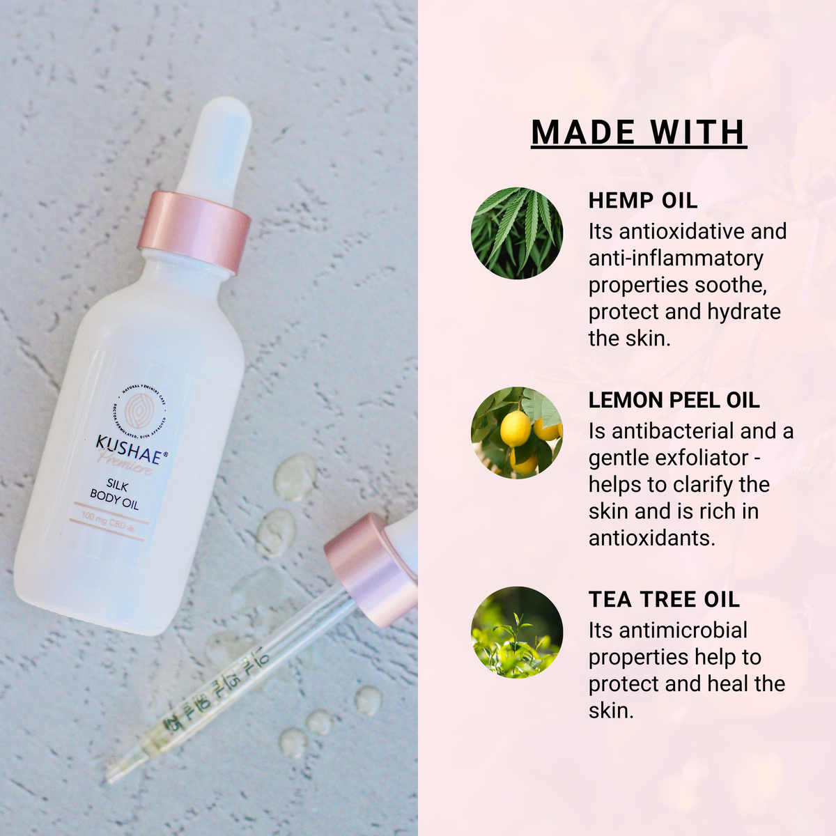 Kushae Premiere Silk Body Oil