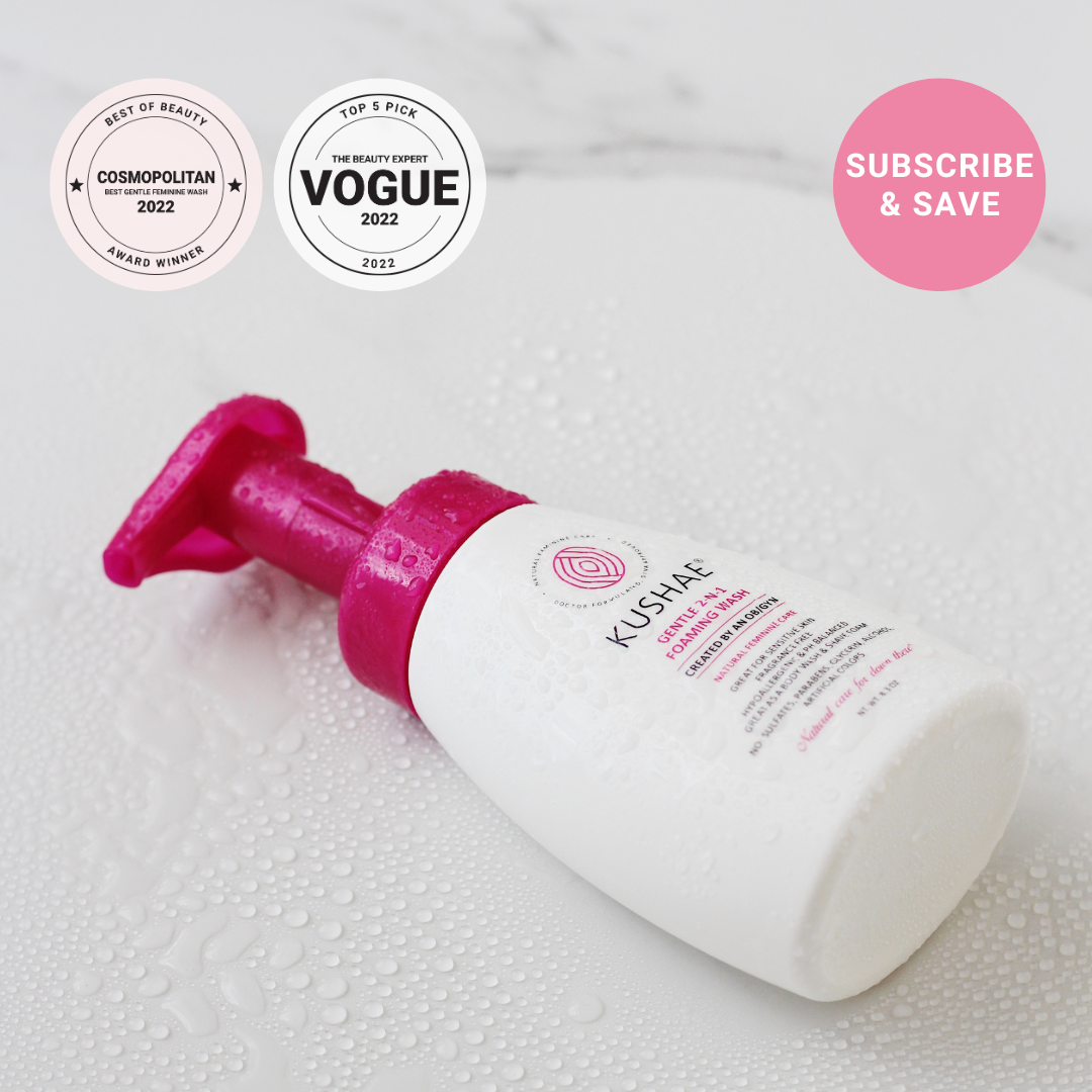 Kushae Gentle 2-N-1 Foaming Feminine Wash