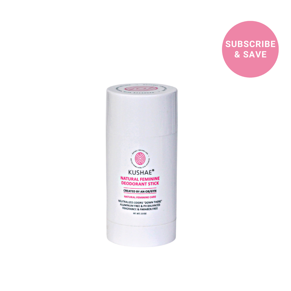 Kushae Natural Feminine Deodorant Stick
