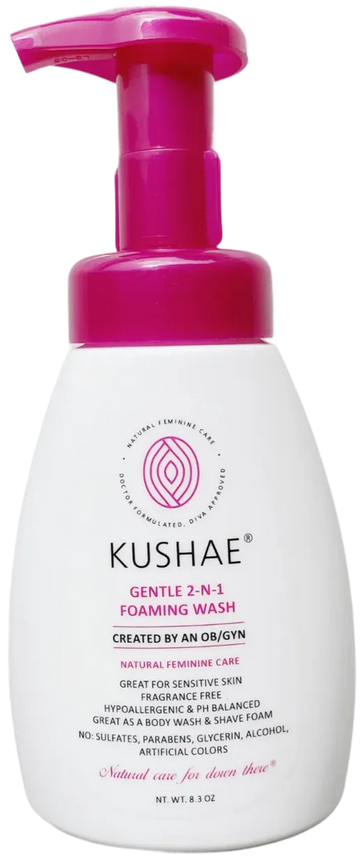 Kushae Gentle 2-N-1 Foaming Feminine Wash