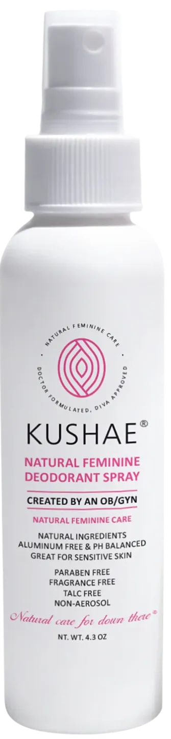 Kushae Natural Feminine Deodorant Spray