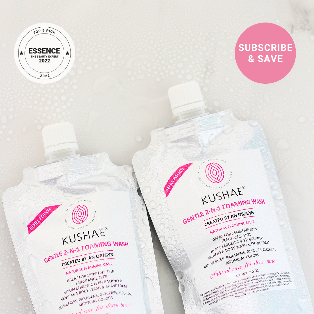 Kushae Refill Foaming Wash Pouch Bundle