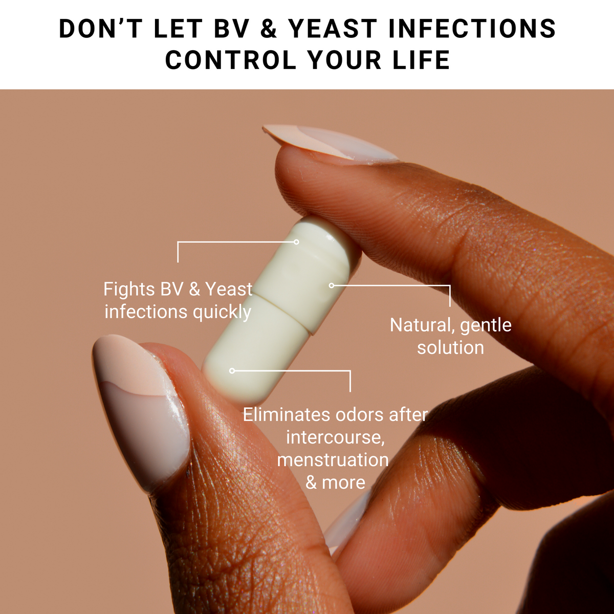 Kushae Vaginal Boric Acid Suppositories + Probiotics & Aloe!