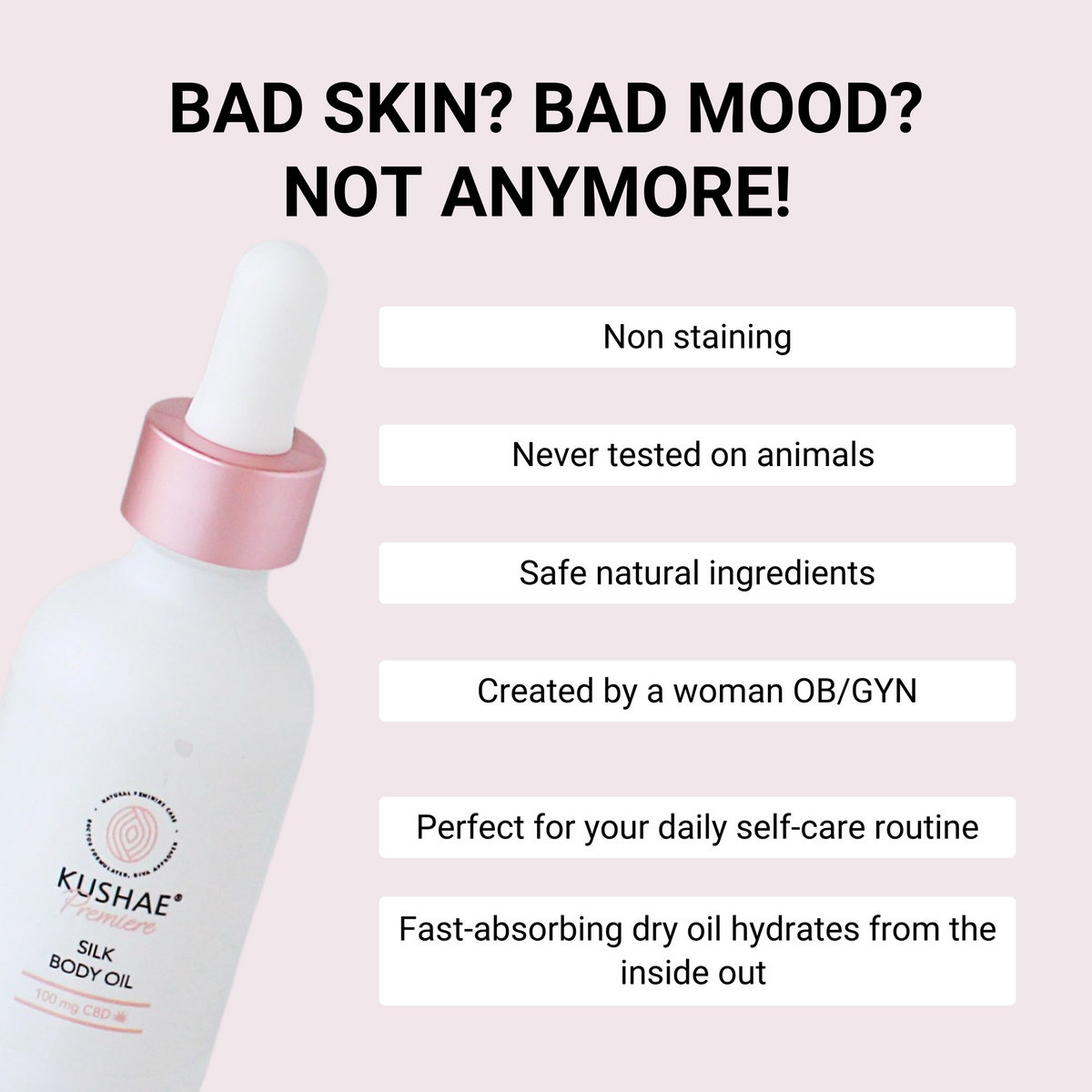 Kushae Premiere Silk Body Oil