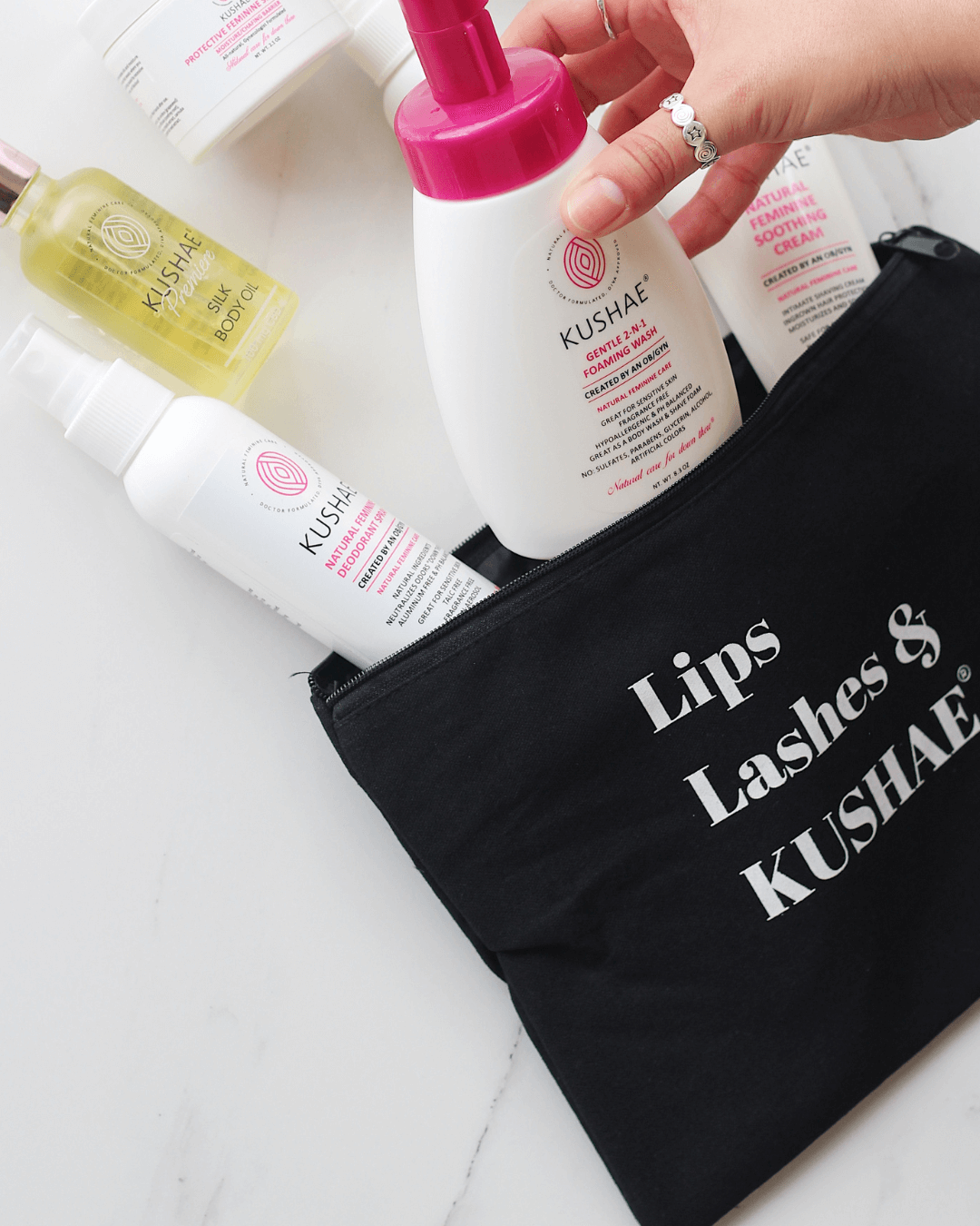 Kushae Signature Cotton Travel Bag
